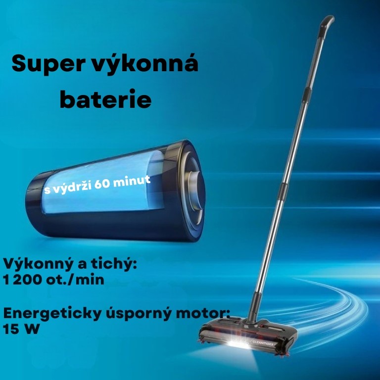 CleanMaxx Akumulátorový zametač s LED osvětlením 16662 1 (2)